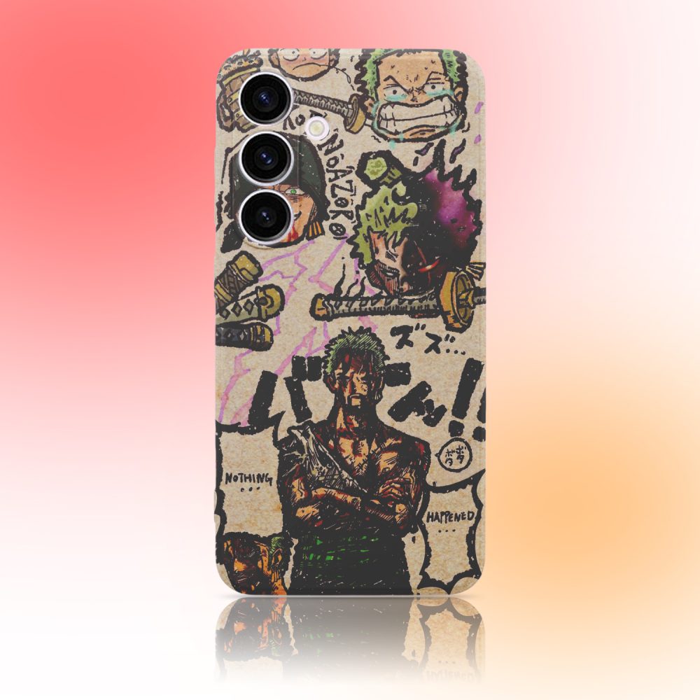 Painted One Piece Zoro Phone Case for Samsung