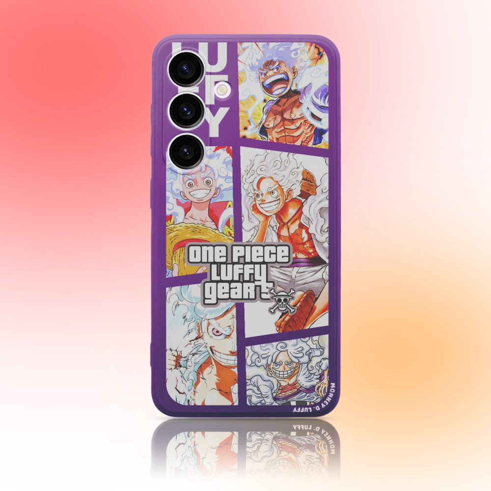 Animated OP Gear 5 Luffy Phone Case for Samsung