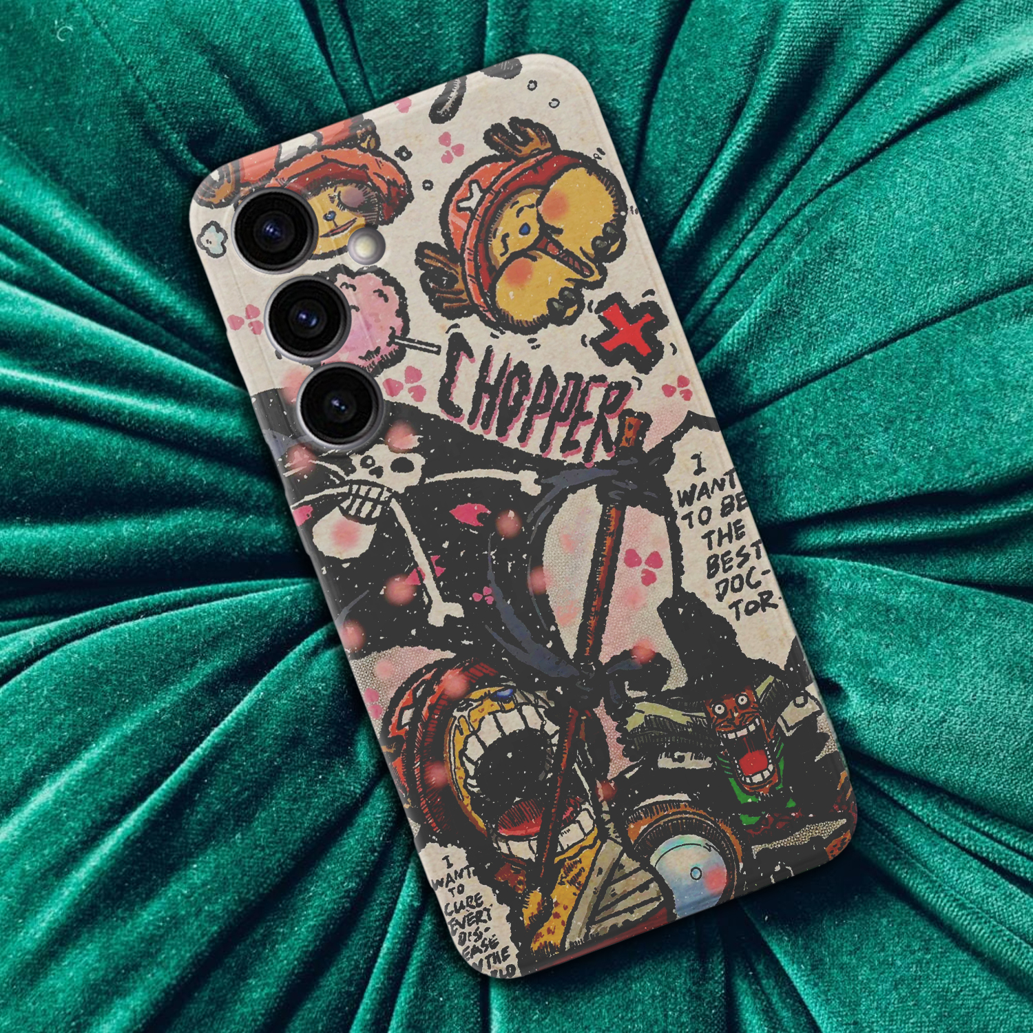 Painted One Piece Chopper Phone Case for Samsung - Image 2