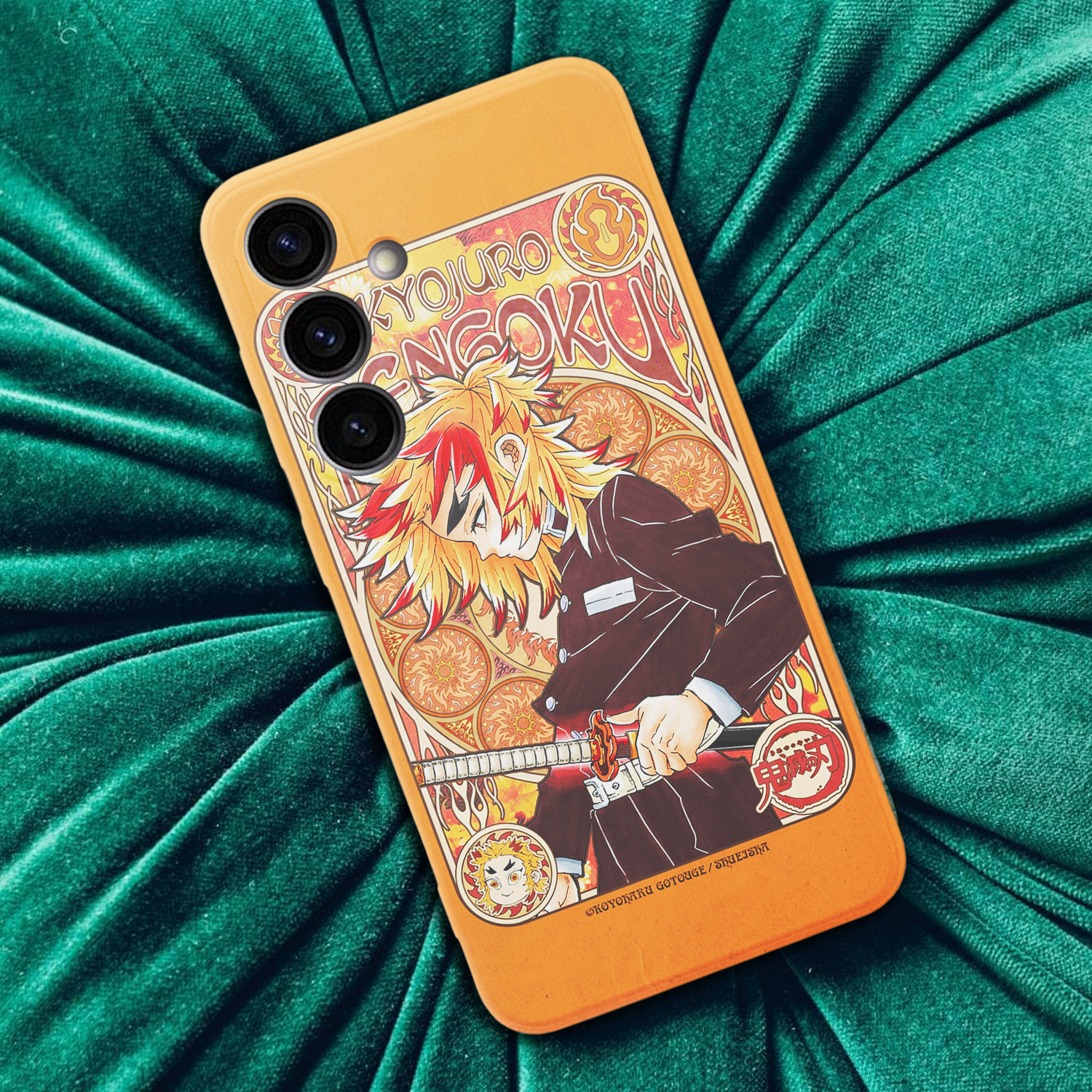 KNY Rengoku Kyoujurou Tasteful Phone Case B for Samsung - Image 2