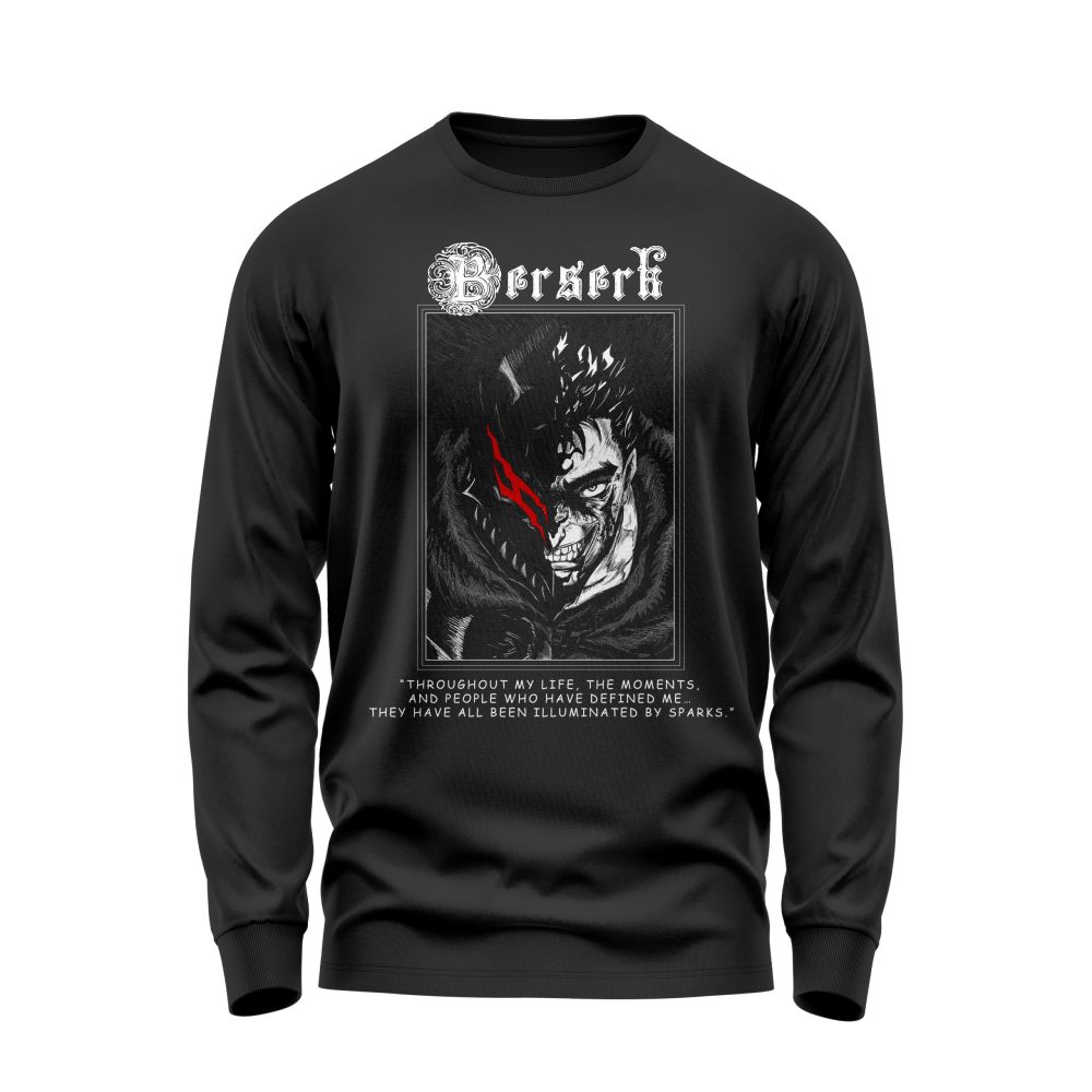 BERK. Guts In The Hell Cotton Anime Sweatshirt