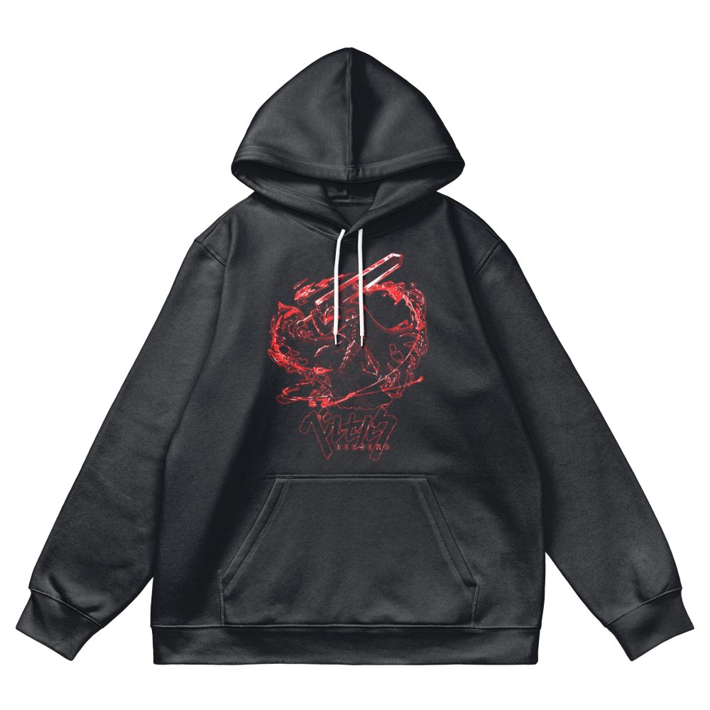 BERK. The Black Swordsman Cotton Anime Hoodie