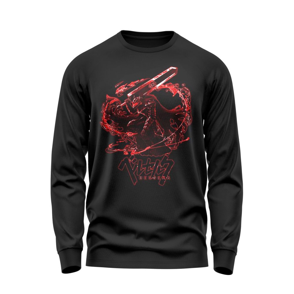 BERK. The Black Swordsman Cotton Anime Sweatshirt