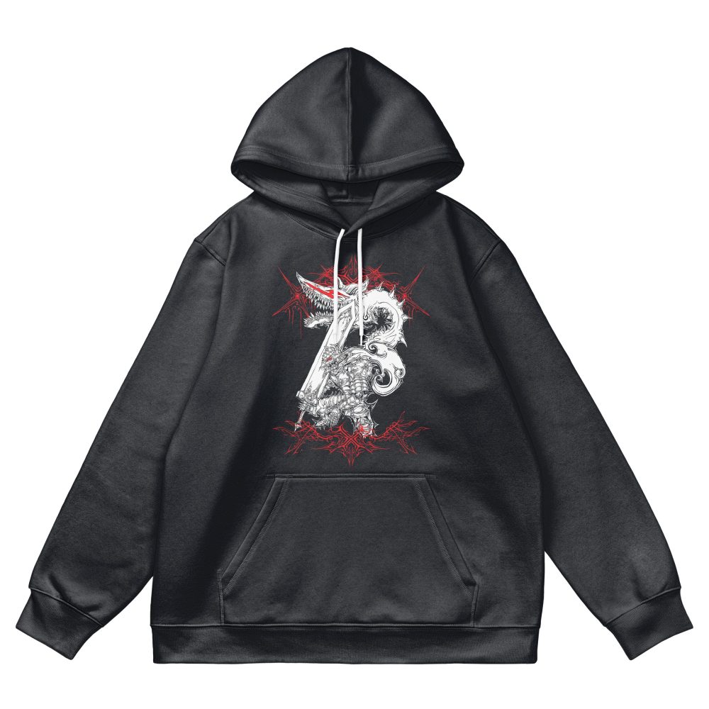 BERK. The Black Swordsman Guts Cotton Anime Hoodie