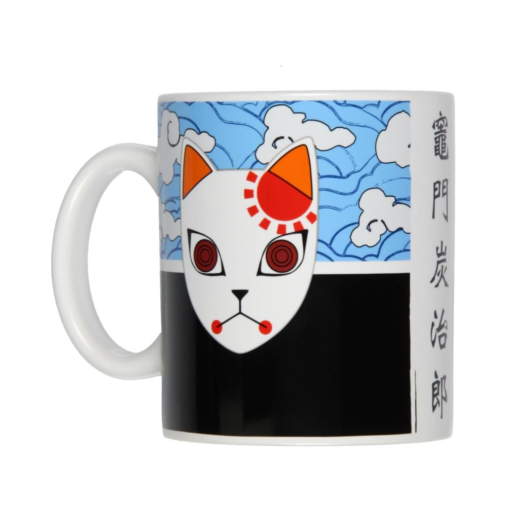KNY Manga Anime Kitsune Fox Mask Ceramic Coffee Mug Tea Cup