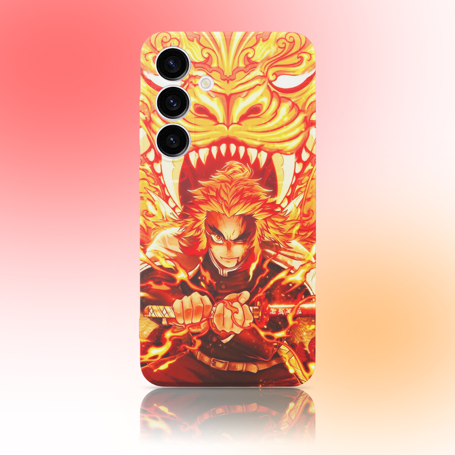 KNY Rengoku Kyoujurou Anime Phone Case for Samsung