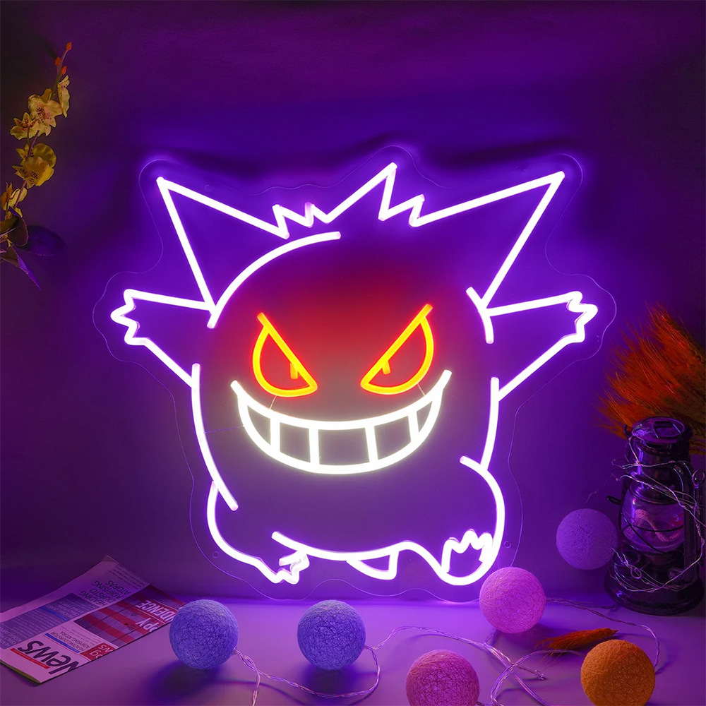 Gengar Neon Sign