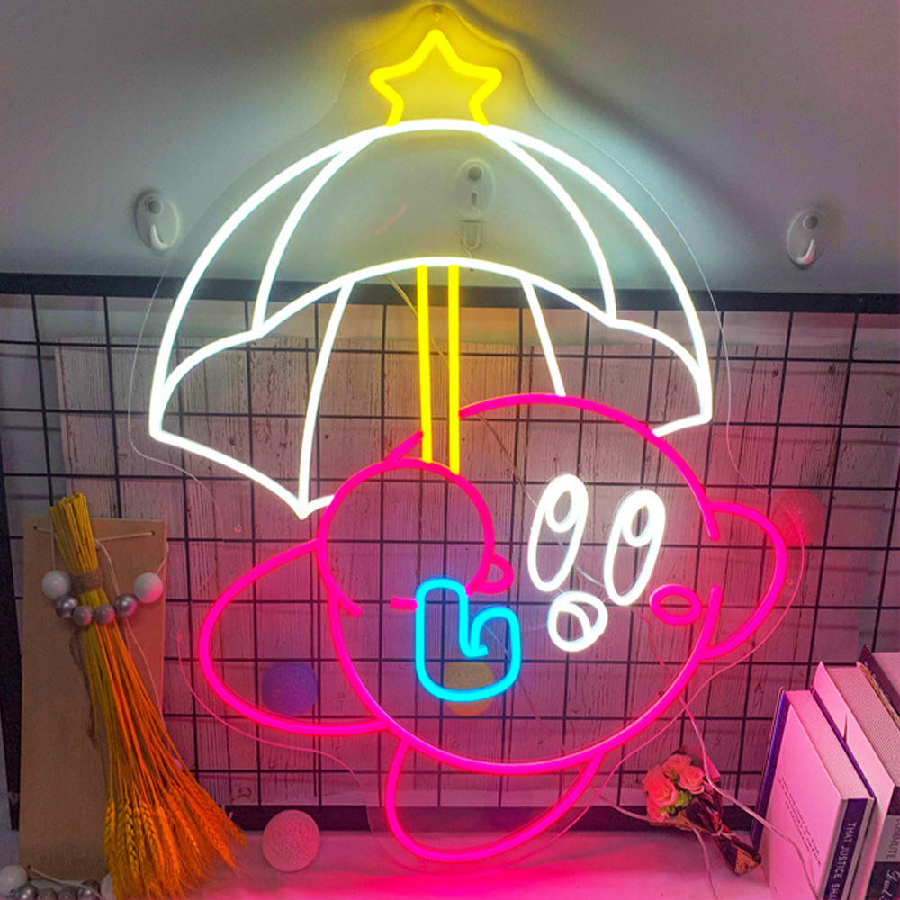 Kirby Neon Sign