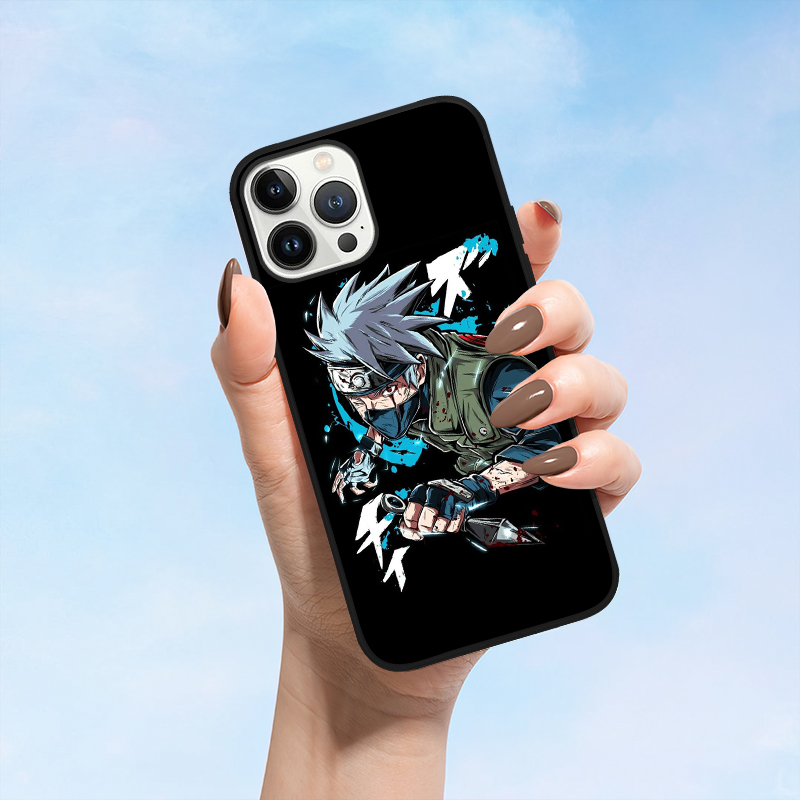 Ninja Hatake Kakashi Cool LED Phone Case - Image 4