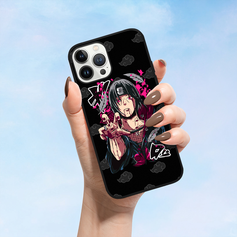 Ninja Uchiha Sasuke Eye catching LED Phone Case - Image 4