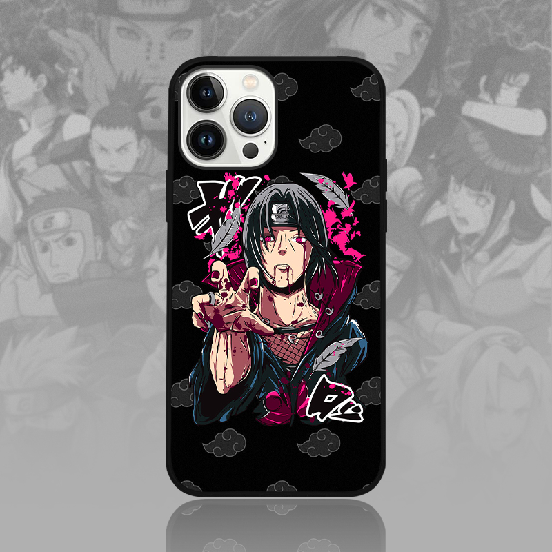 Ninja Uchiha Sasuke Eye catching LED Phone Case - Image 3