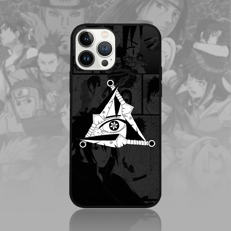Ninja Uchiha Sasuke Sharingan Cool LED Phone Case - Image 4