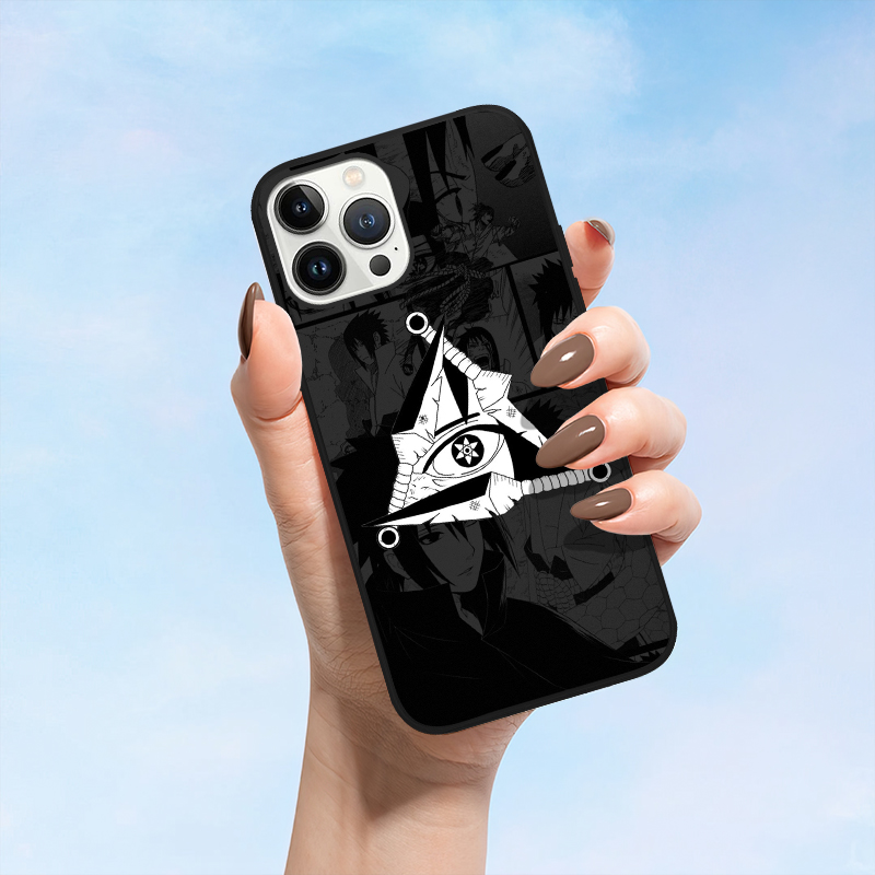 Ninja Uchiha Sasuke Sharingan Cool LED Phone Case - Image 2