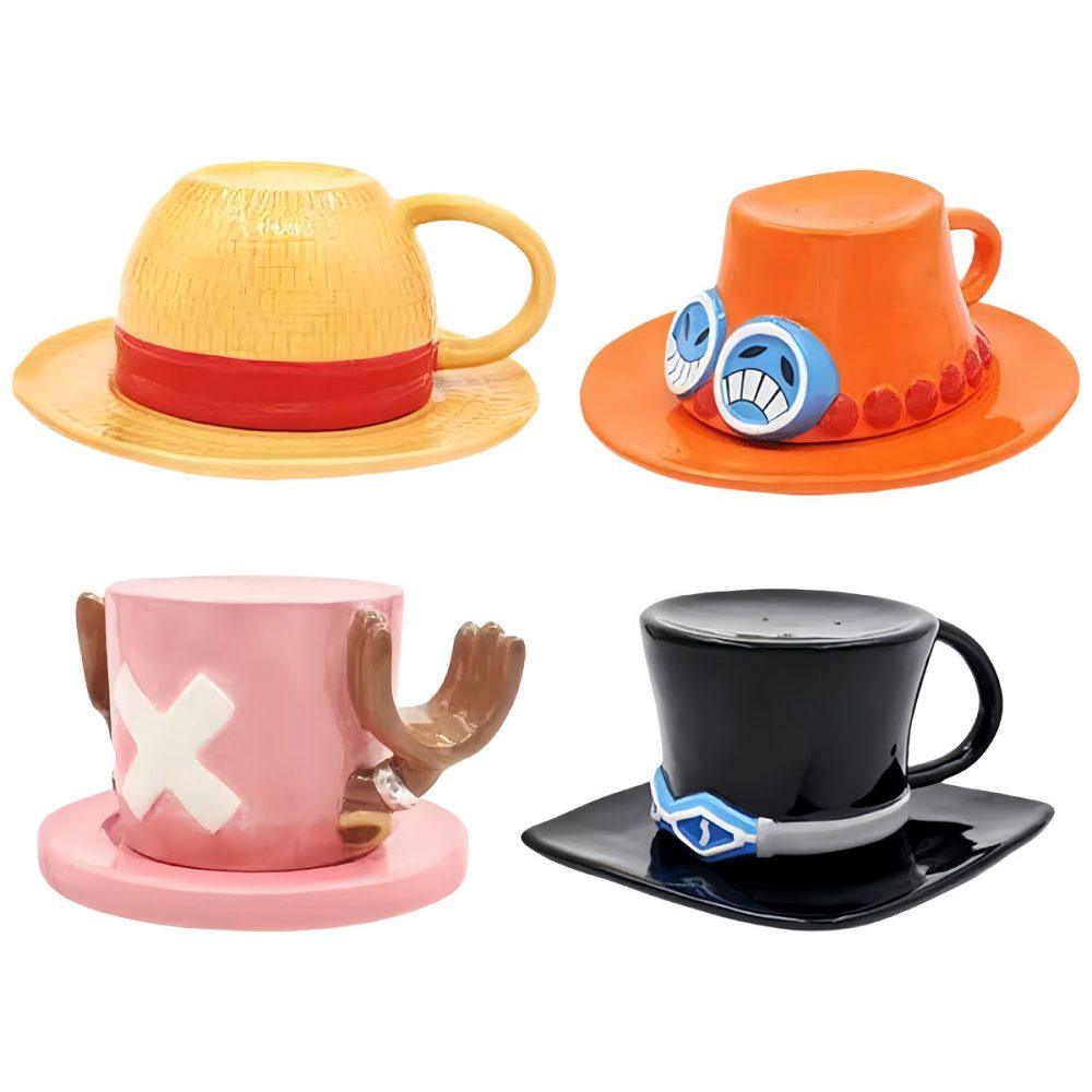 OP Mug Luffy/Ace/Sabo/Chopper Hat Ceramic Mug Collection