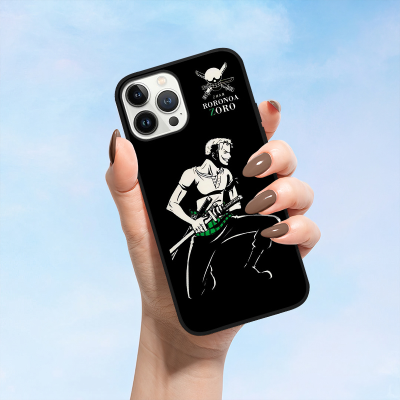 OP Roronoa Zoro Cool LED Phone Case - Image 2