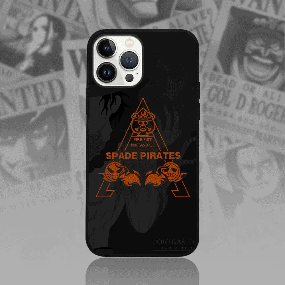 OP Spade Pirates Cool LED Phone Case