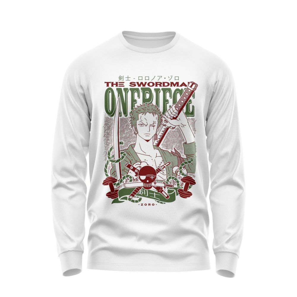 OP The Swordman Zoro Cotton Anime Sweatshirt