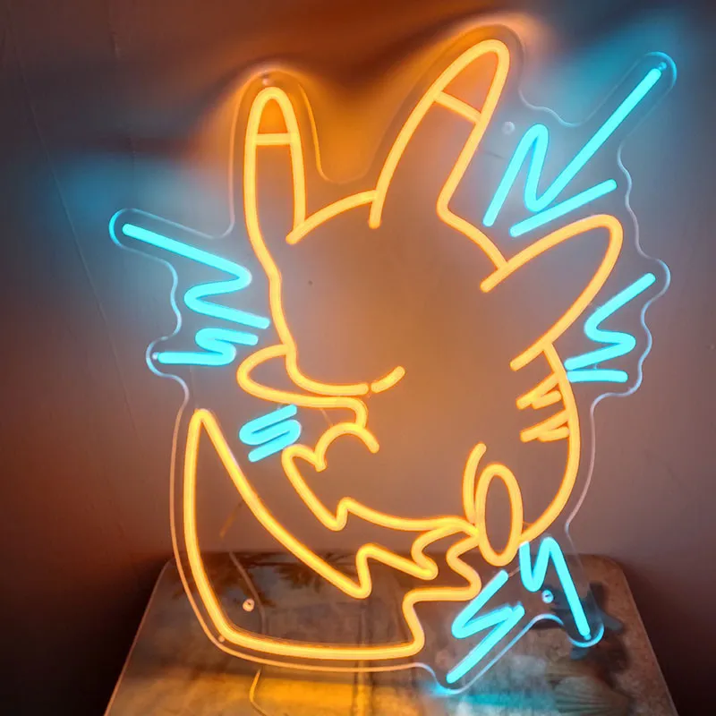 Pikachu Let's Go Neon Sign