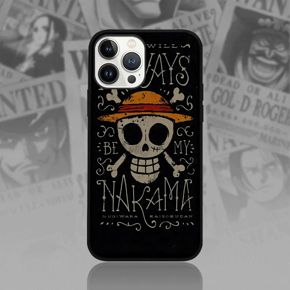 One Piece Monkey D. Luffy Logo Animated LED Phone Case