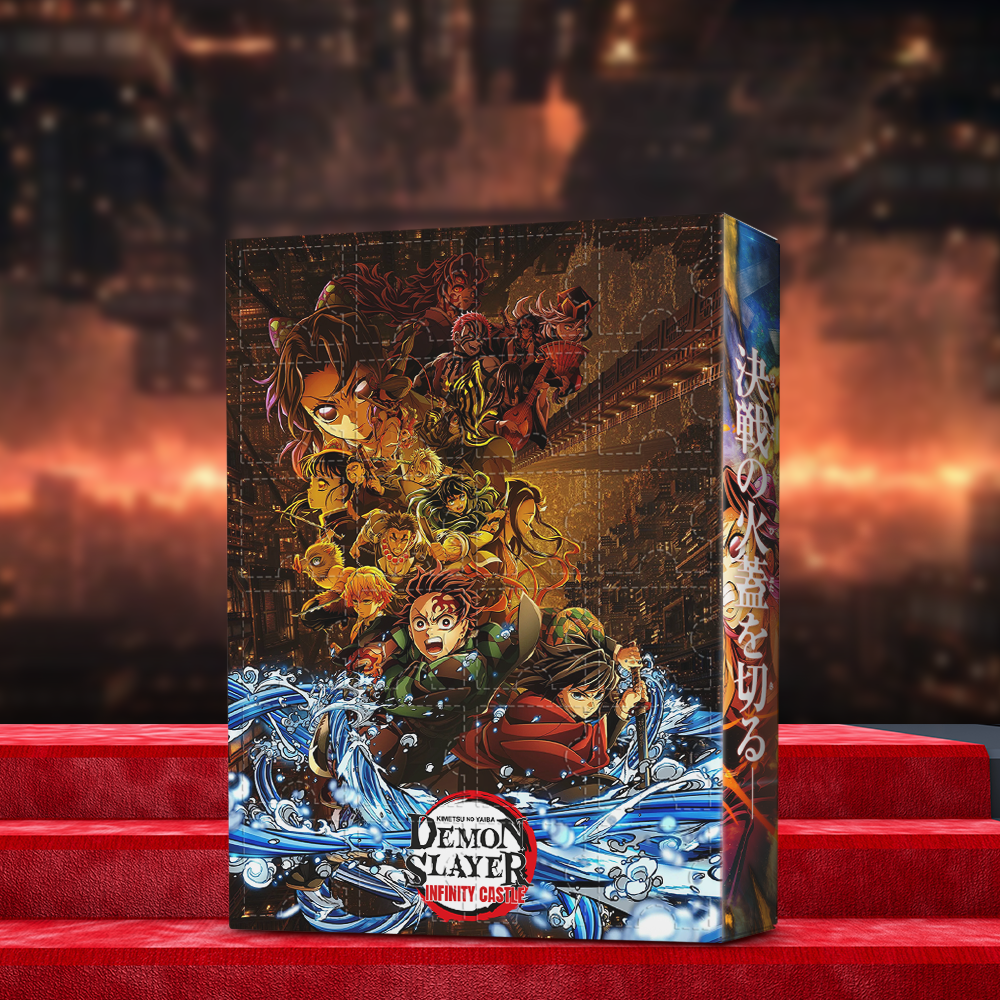 Demon Slayer Advent Calendar,revealing carefully selected mini figurines behind each of its 24 doors.