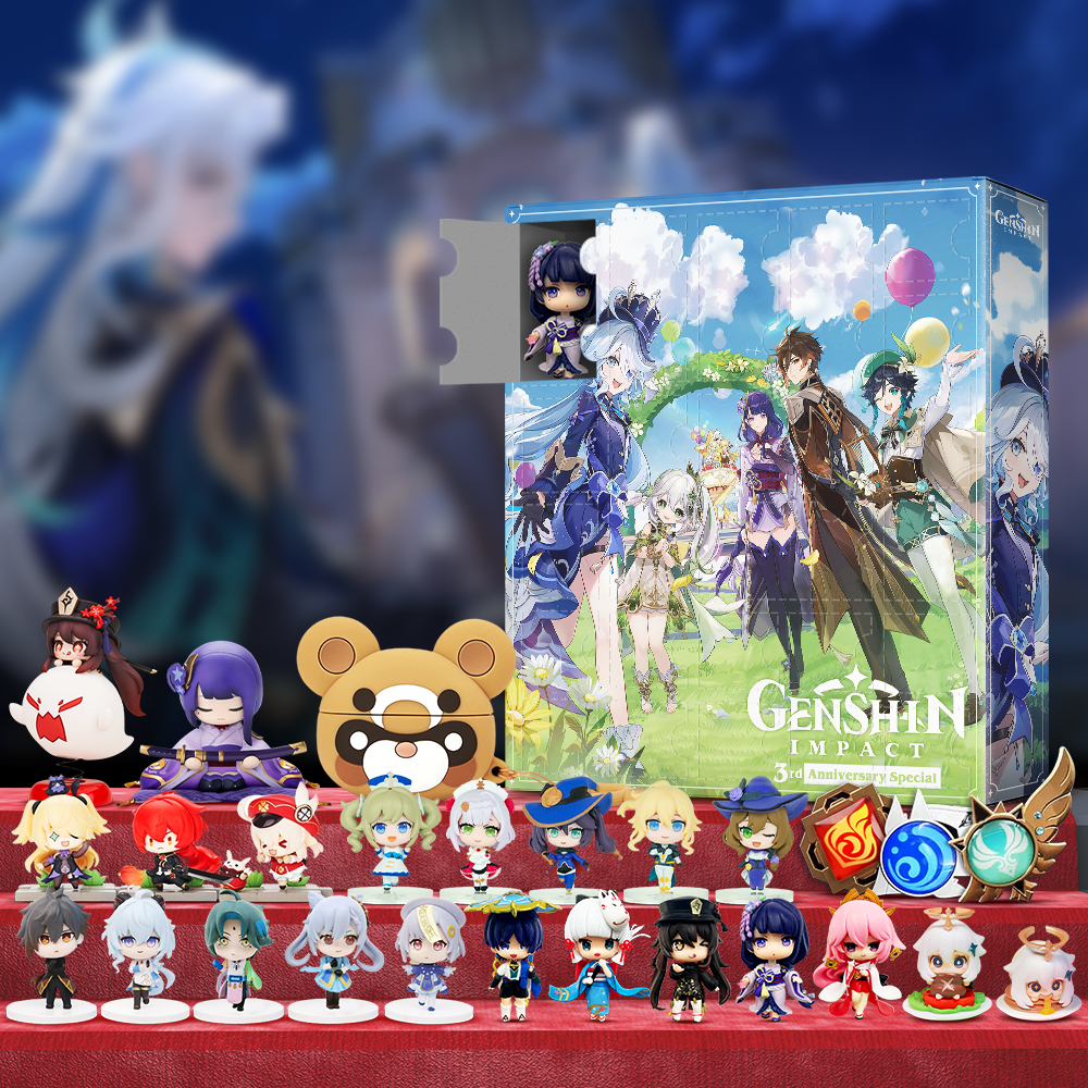 Genshin Impact Advent Calendar 3rd Anniversary Edition - Anime Advent Calendar