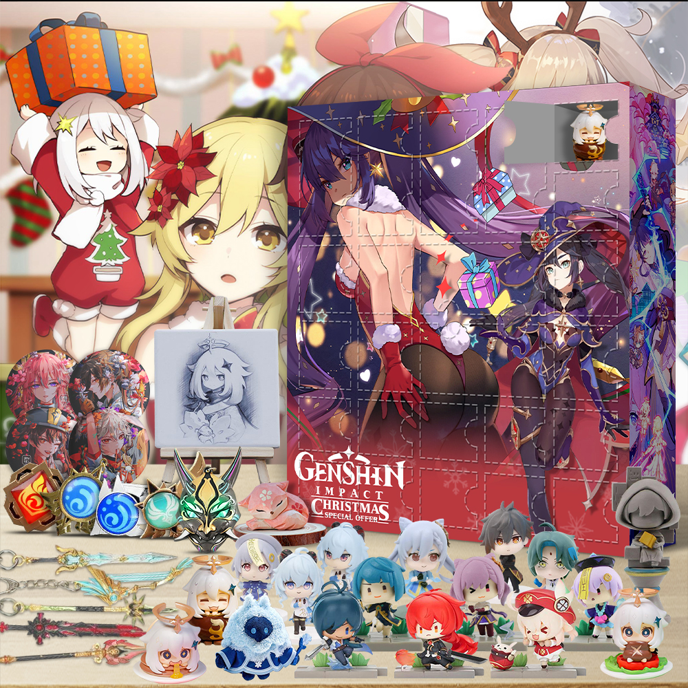 Genshin Impact Advent Calendar - Mona Christmas Gift - Anime Advent Calendar