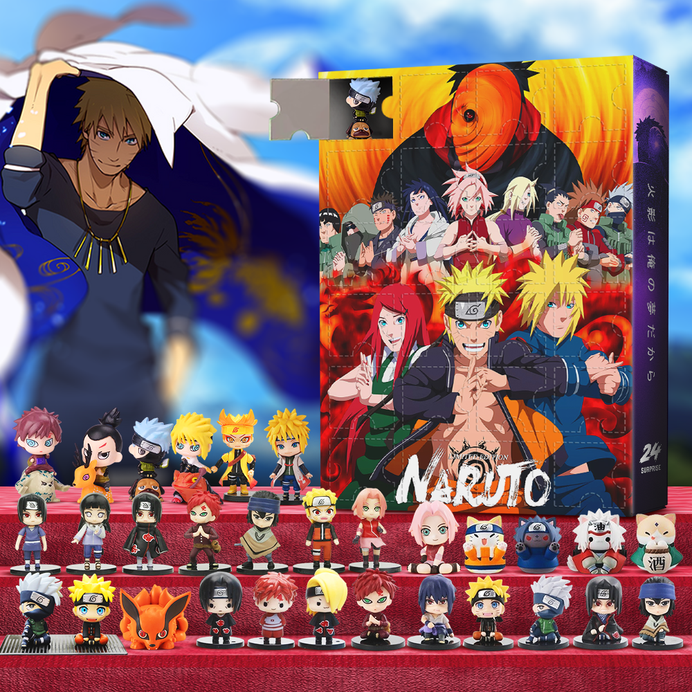 The 24 doors of Ninja Advent Calendar correspond to 24 miniature figurines