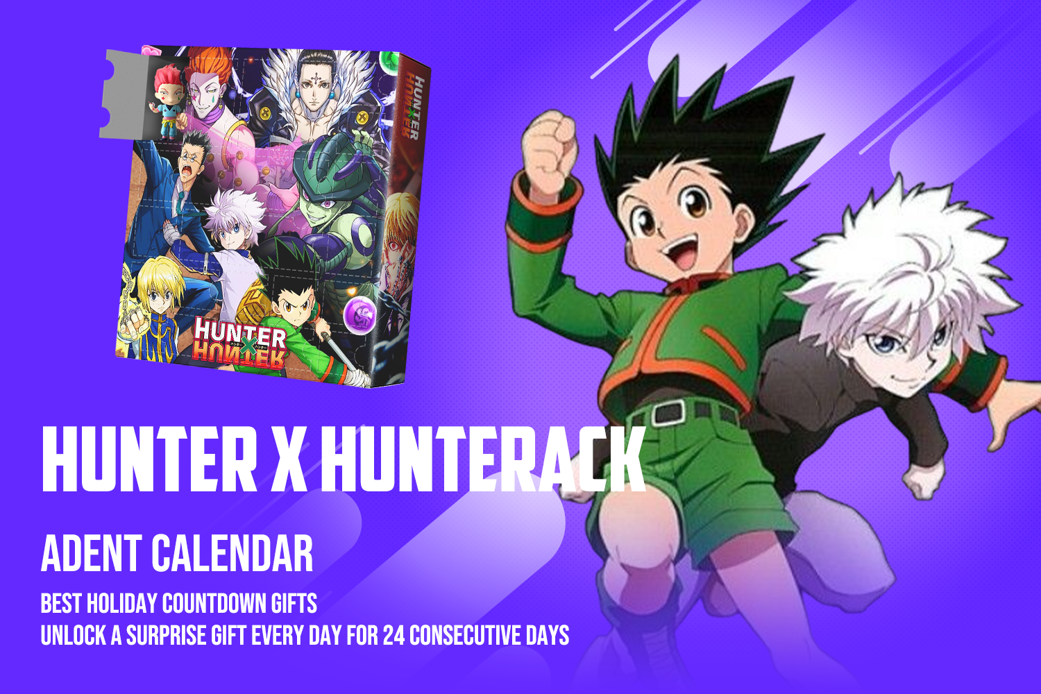 Hunter x Hunter Advent Calendar - Unbox a mini figurine each day for 24 days