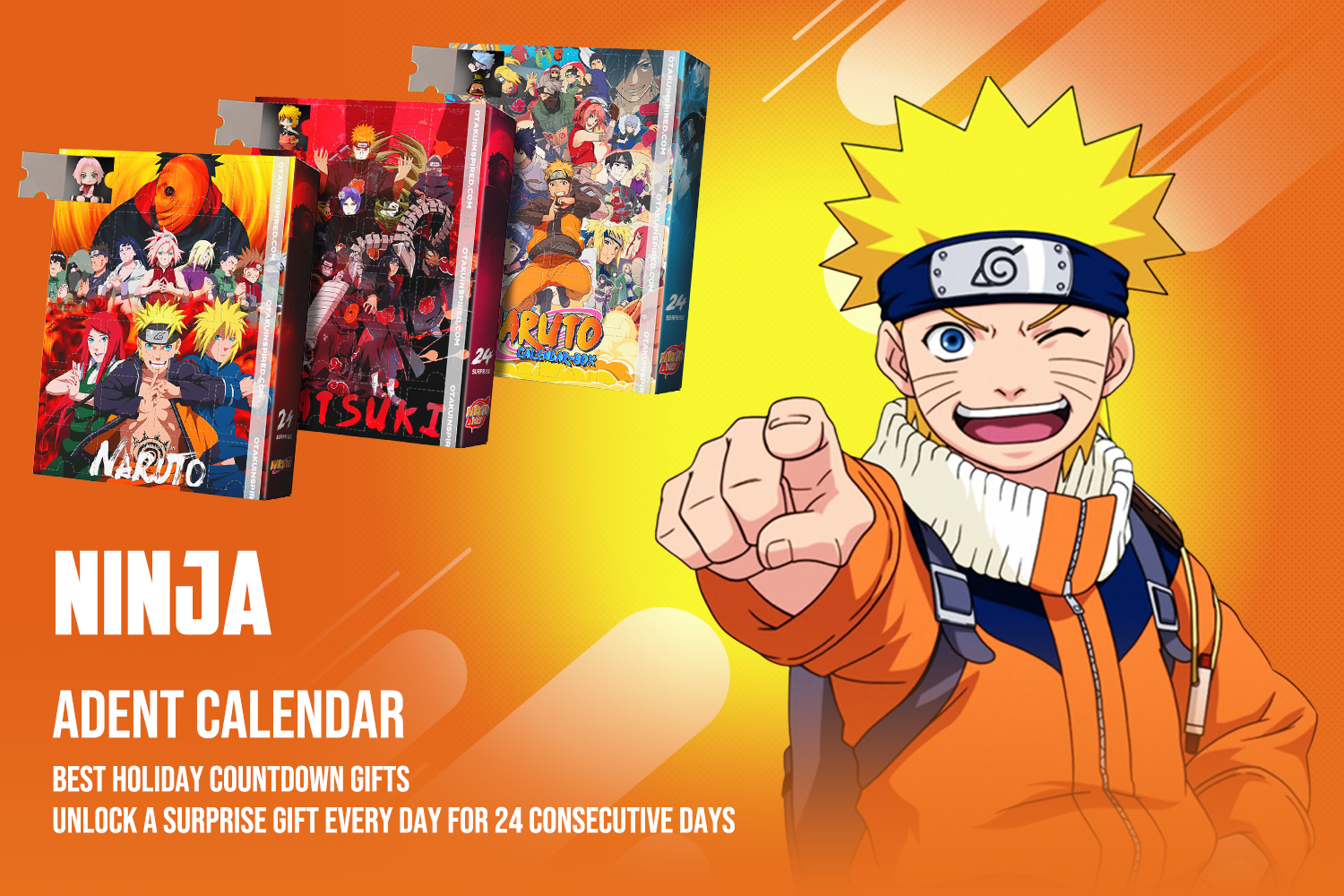 Ninja Advent Calendar - Unbox a mini figurine each day for 24 days