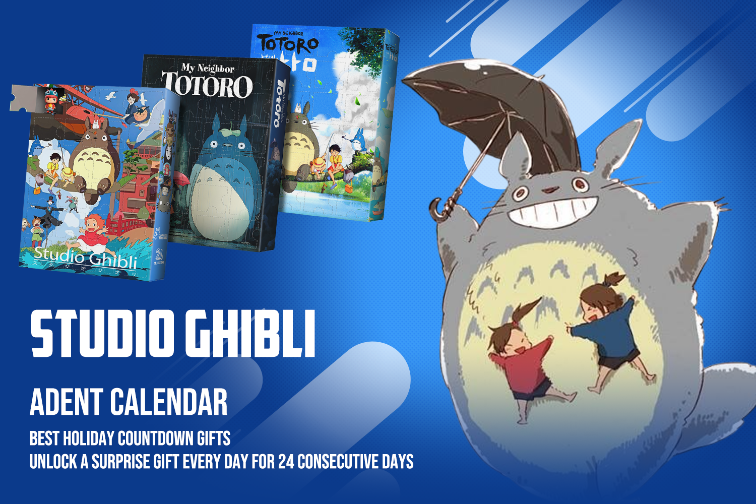 Studio Ghibli Advent Calendar - Unbox a mini figurine each day for 24 days