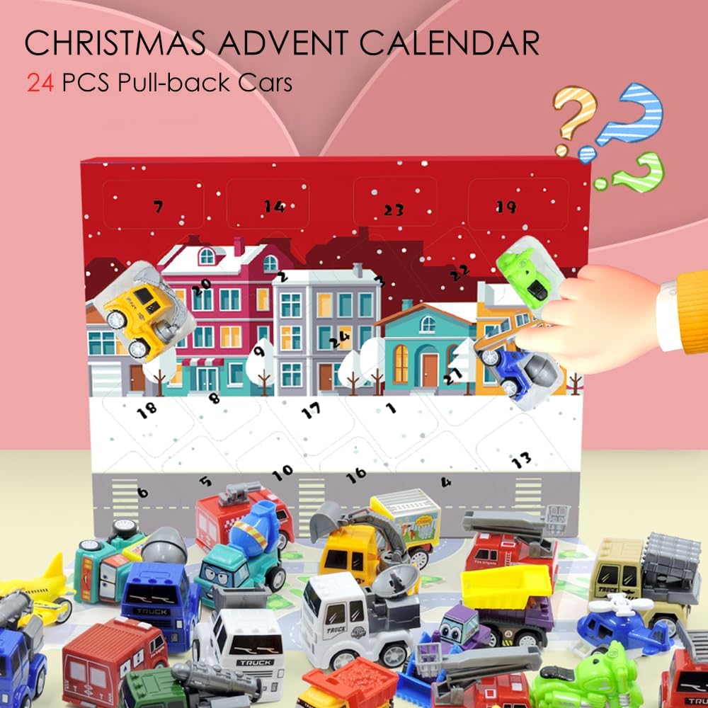 Car Set Kids Advent Calendar - Image 6