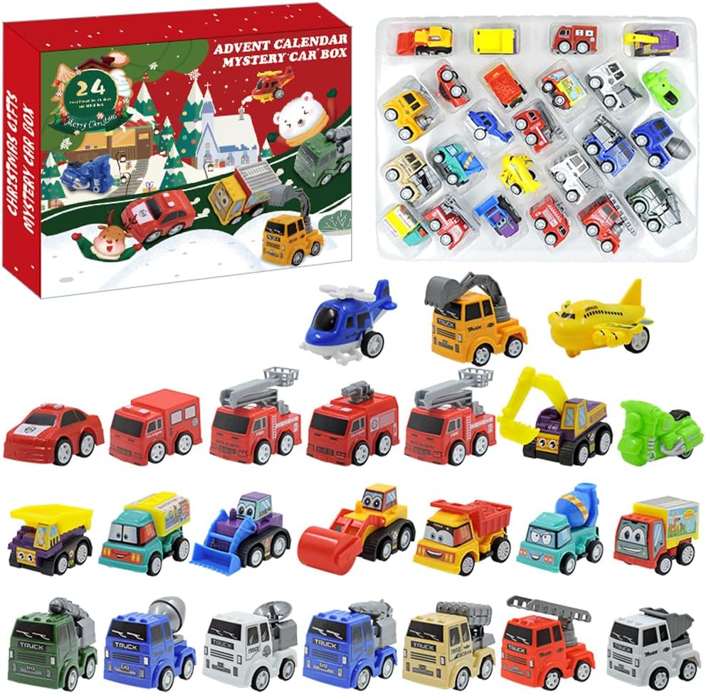 Car Set Kids Advent Calendar
