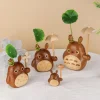 Handmade Wooden Totoro Figurine