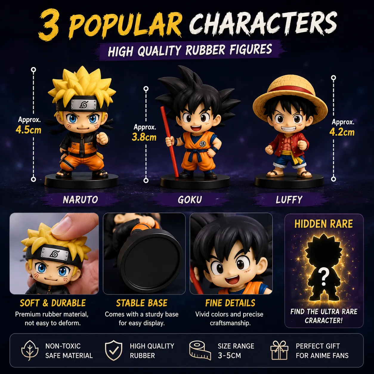 24 Anime Mystery Figures Blind Box Advent Calendar